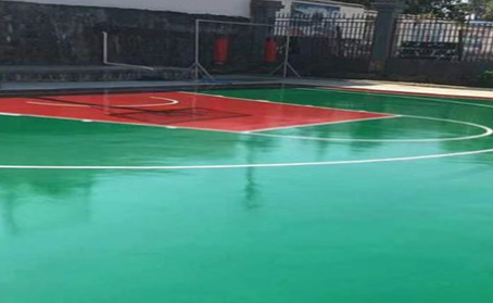 梅州篮球场翻新地面